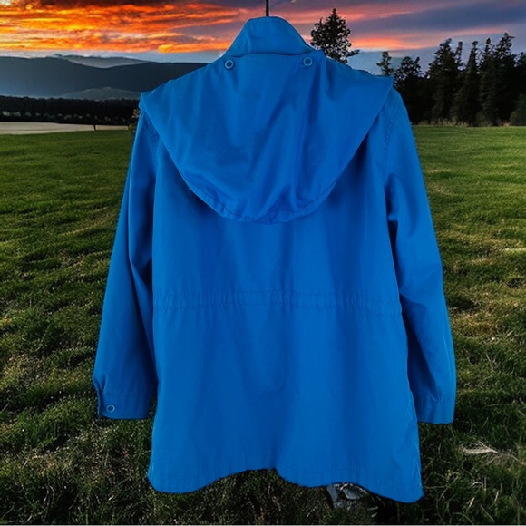 Vintage London Fog Hooded Jacket Coat | Women’s 16 Reg | Vintage Yellow - Picture 2 of 15